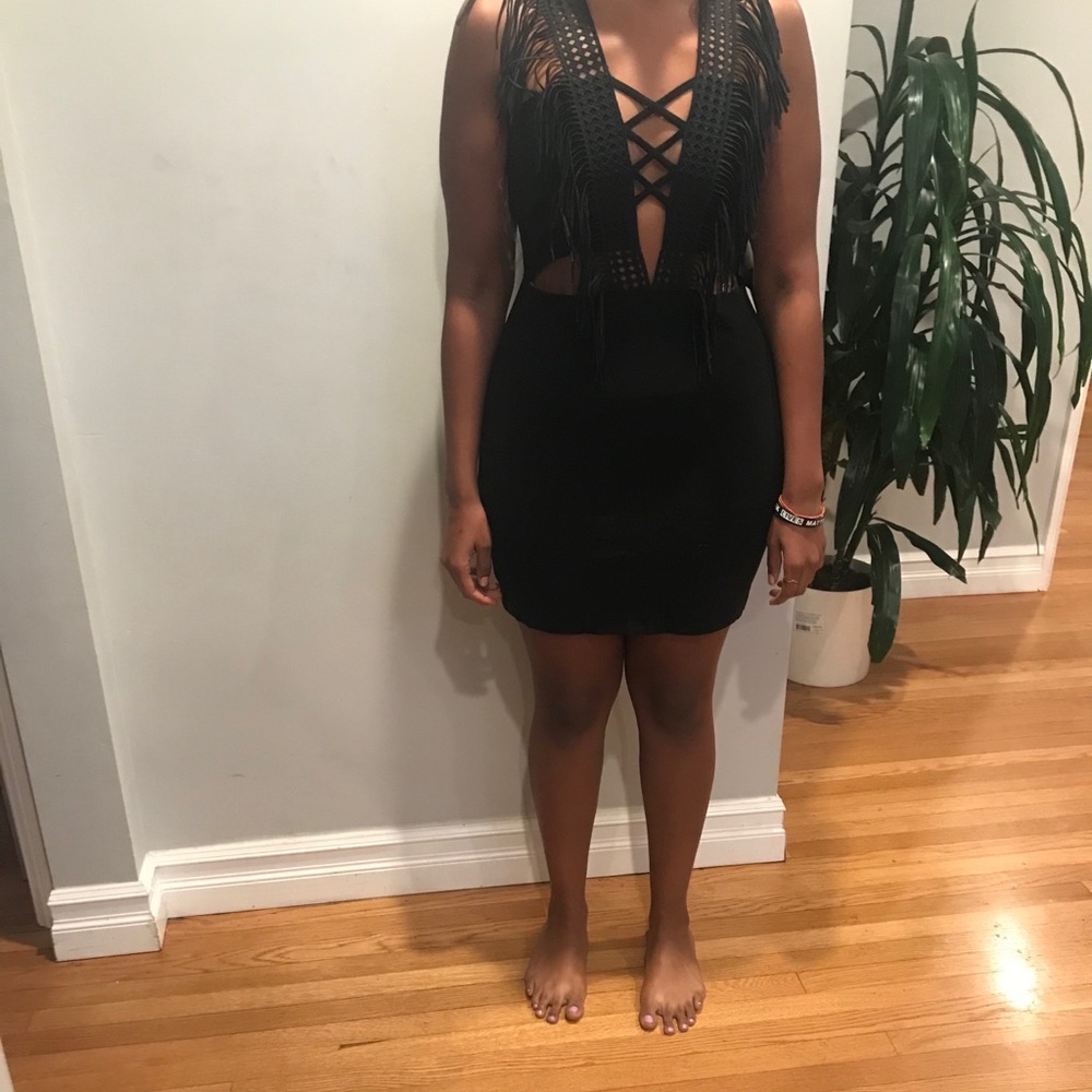Sexy Black Cocktail Dress
